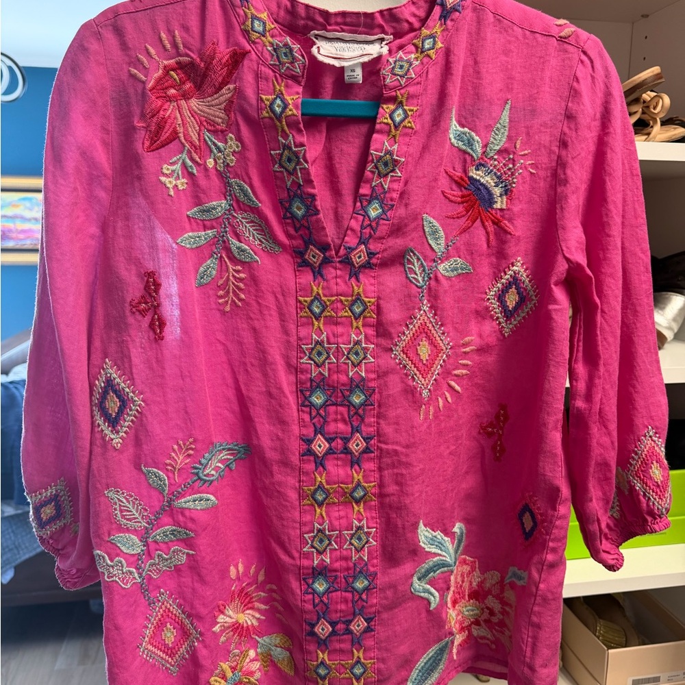 Johnny Was Paris Effortless Blouse